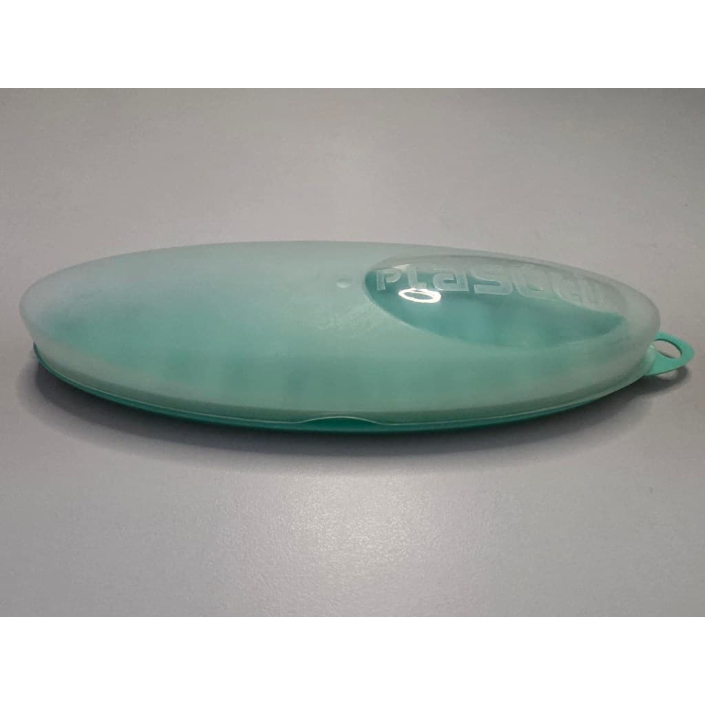 Porta escova e porta pasta de dente Plasútil verde e transparente