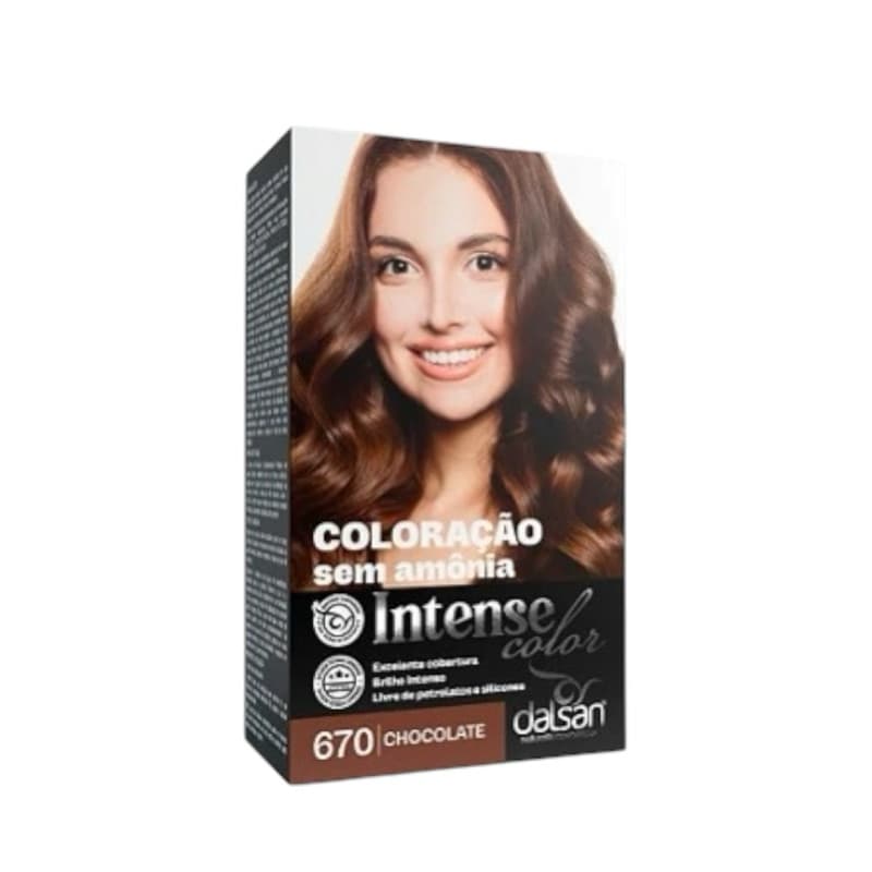 Coloração tonalizante chocolate sem amônia 670 Dalsan