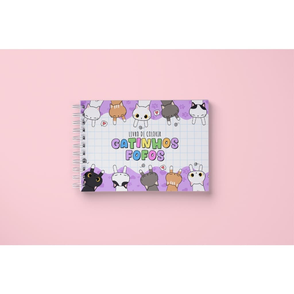 Livro De Colorir - Capa Dura 50 Folhas de 180g