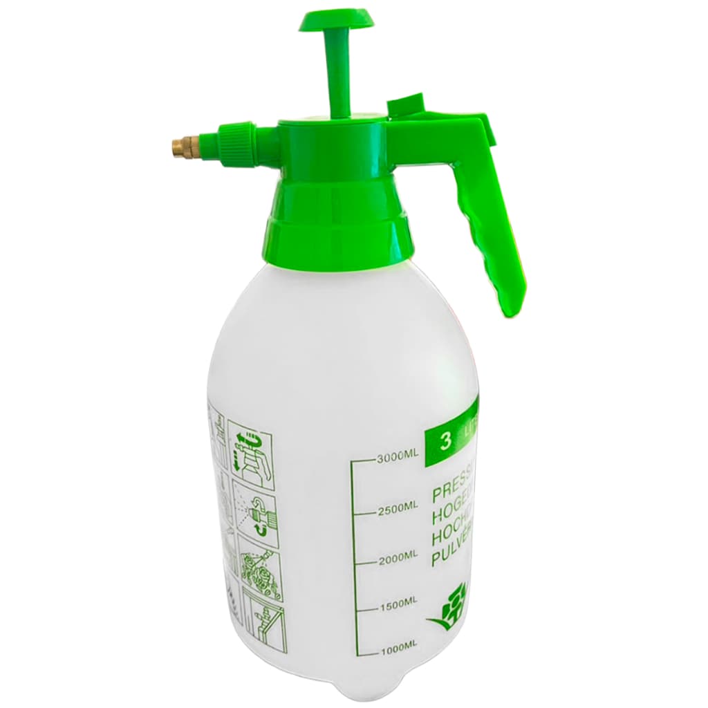 Pulverizador Borrifador Manual Pressão 3L Jardim