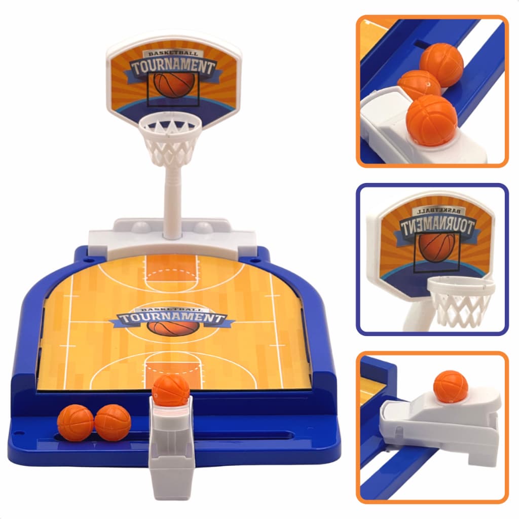 Jogo Basquete De Mesa Interativo Mini Brinquedo De Arremesso 12 Bolinhas Para Presente