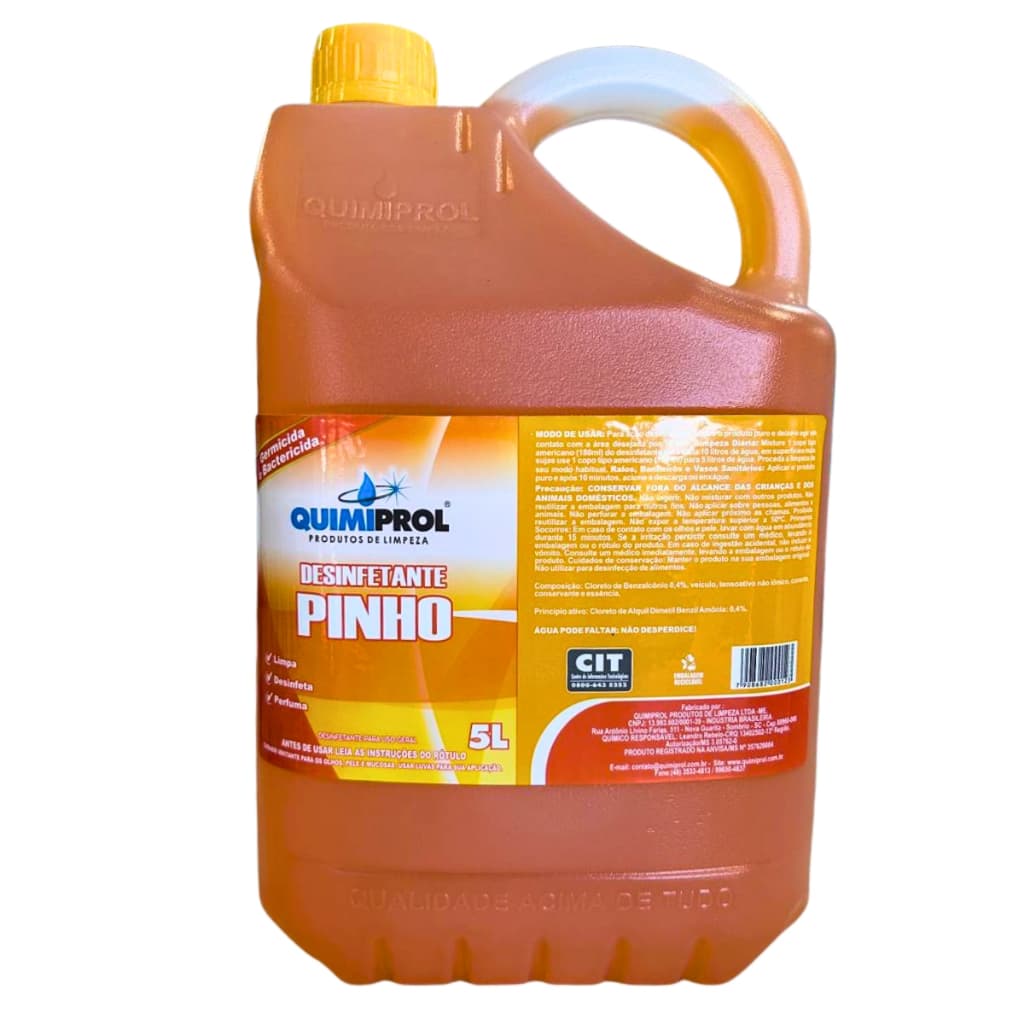 DESINFETANTE PINHO QUIMIPROL Limpeza Desinfecção Perfume em um Só Produto