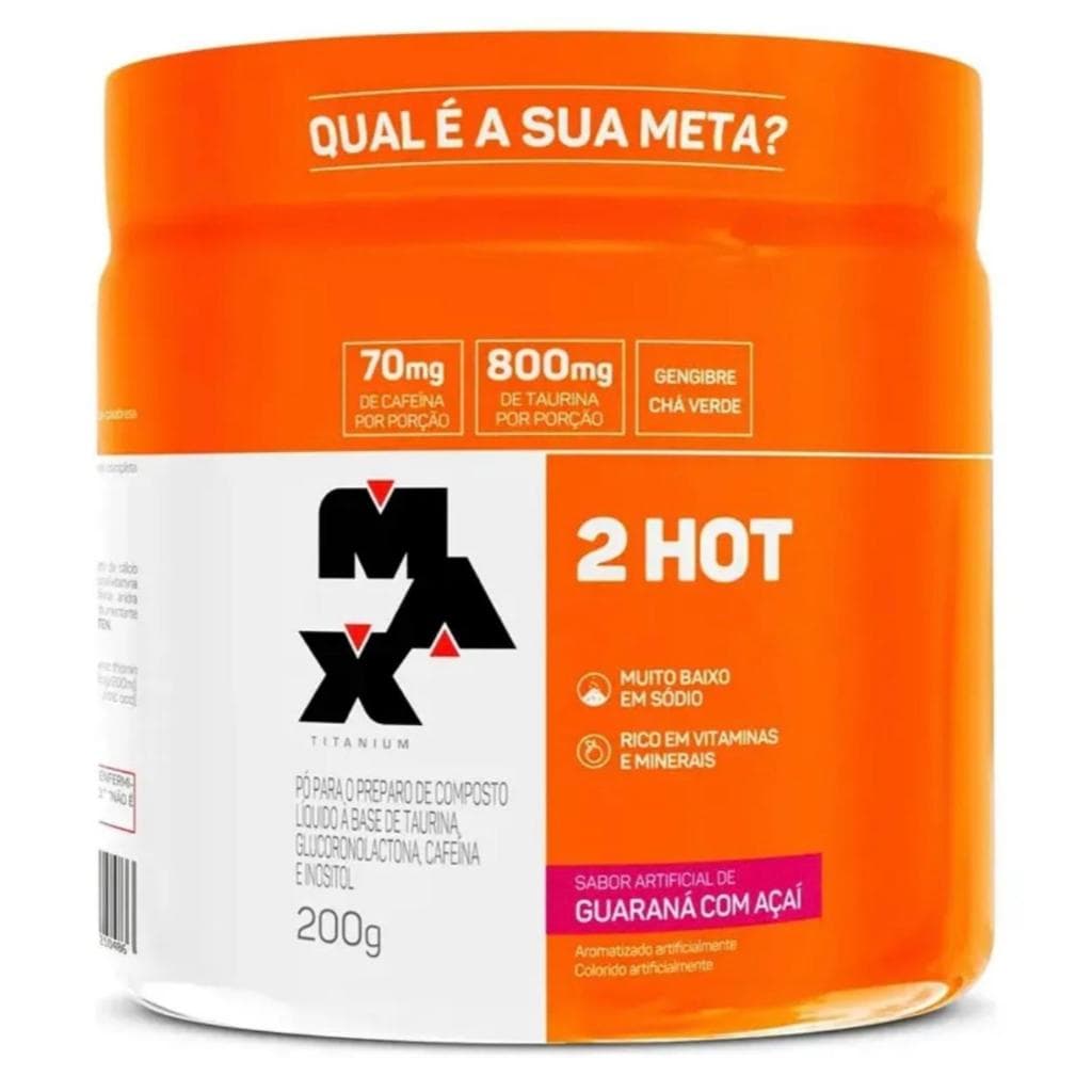 Termogênico 2 Hot 200g - Max Titanium