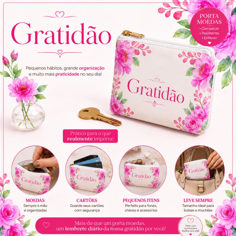 Kit Porta Moedas Personalizados Brinde Para Clientes Obrigado Pelo Compra Lembrancinha Para Clientes