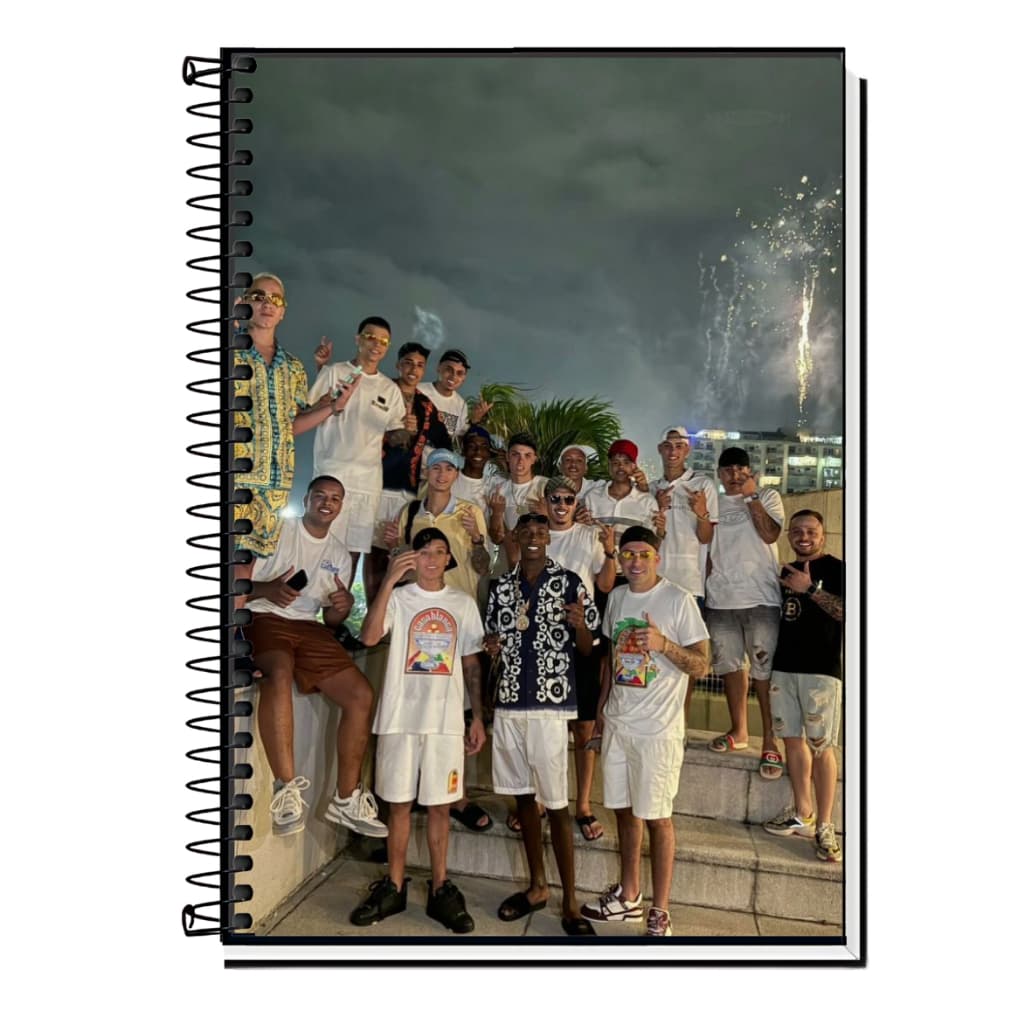 Caderno Personalizado influenciadores   | Capa Dura |1 a 20 Matérias |Escola, Organização.