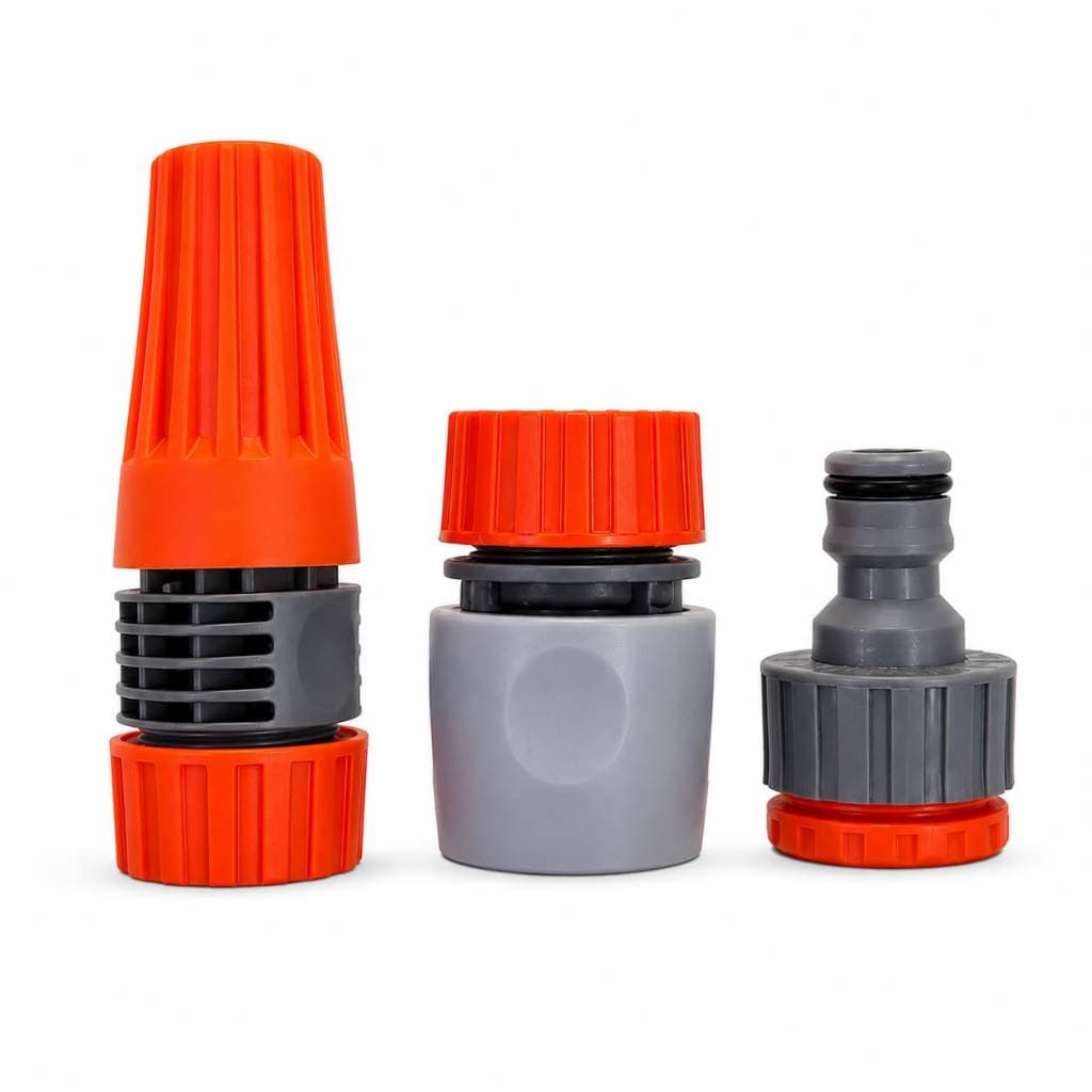 Kit Jardim Tramontina com Engate Rápido + Adaptador Fêmea p/ Torneira  + Esguicho Reto Regulável