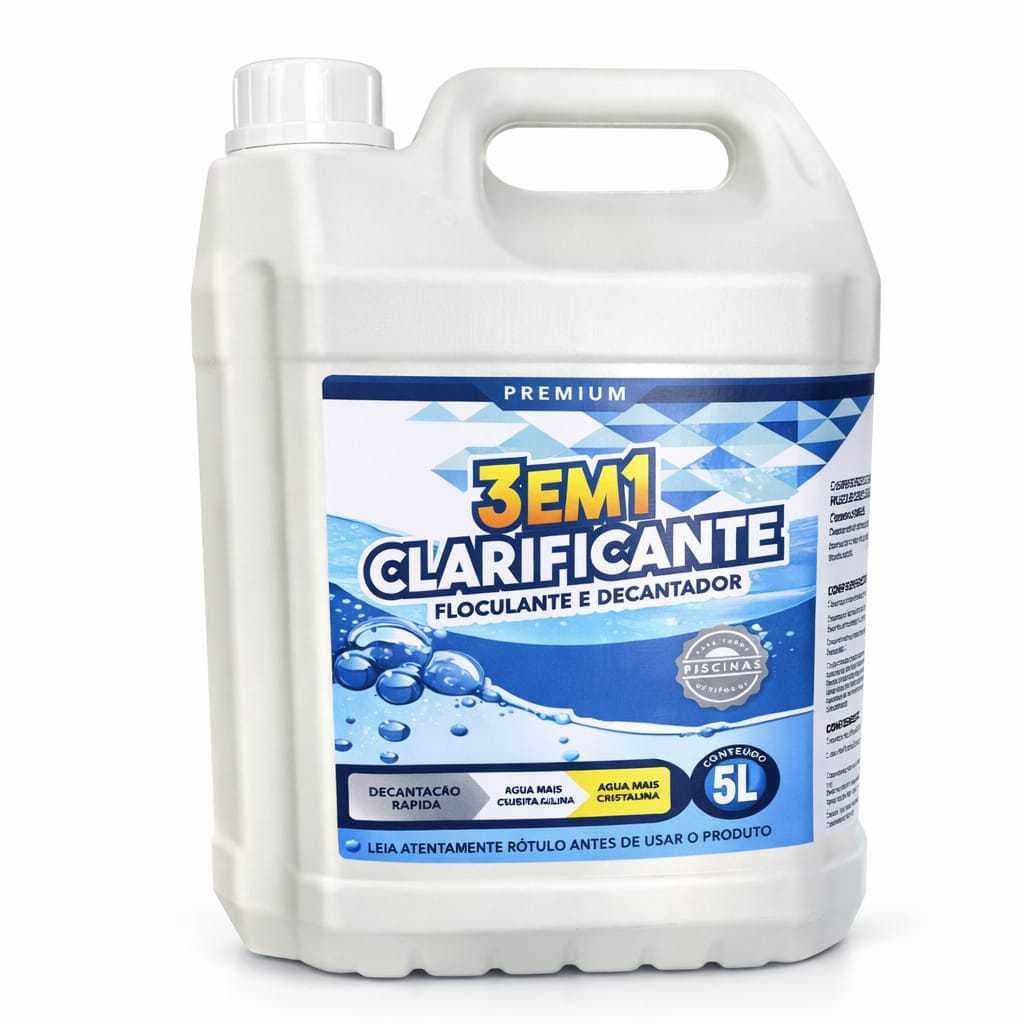Clarificante Para Piscina inflável redonda 5 Litros Vó Docia