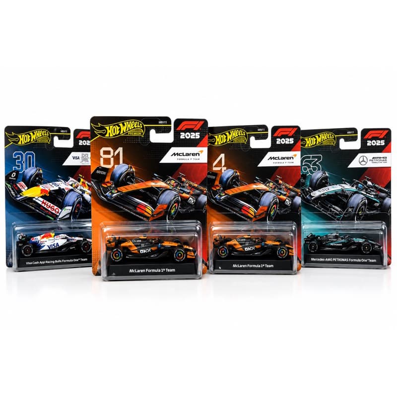 Hot Wheels Fórmula 1, Mercedes, Red Bull, Willians e mais HRV11 – Carrinho de Corrida |Original