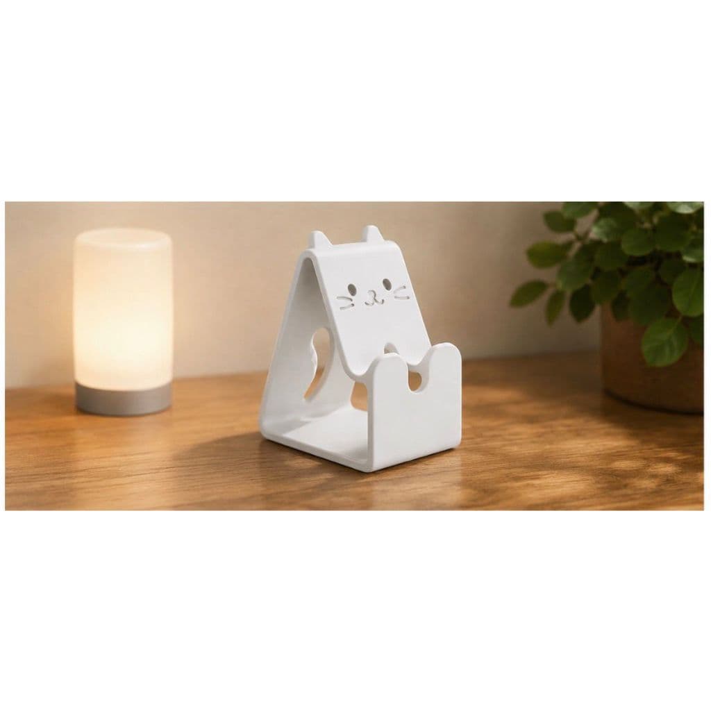 Suporte para Celular Gato – Prático, Fofo e Decorativo!
