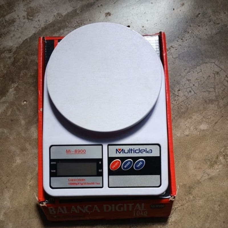 Balança ideal para cozinha digital 10kls+Termômetro de cozinha.