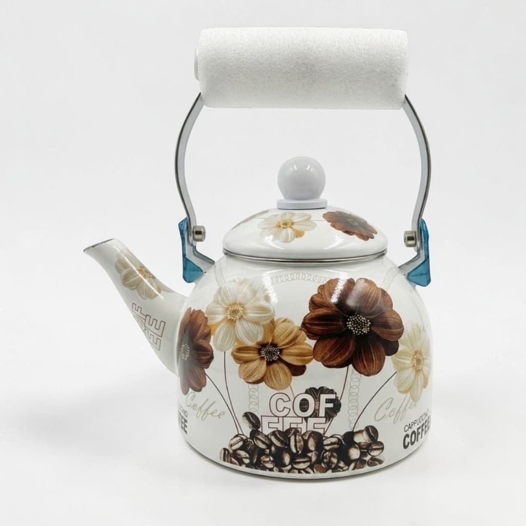 Chaleira Bule Esmaltada Inox 1,5L Estampa Sortida Alta Durabilidade e Estilo