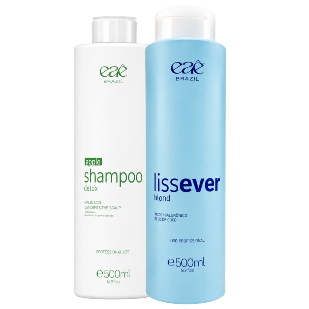 Lissever Blond Kit 500ml Alinhamento Orgânico Eae Brasil