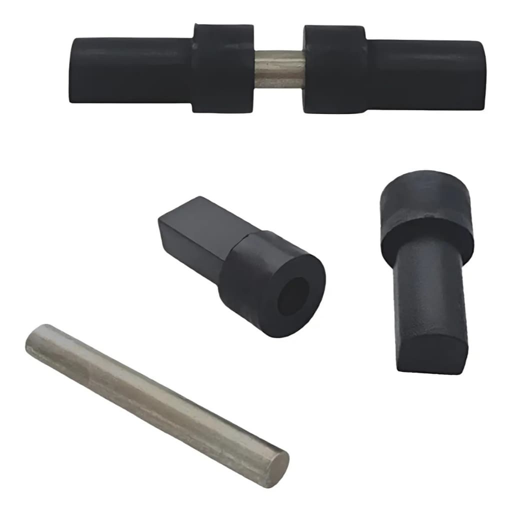Kit Reposição Para Dobradiça Box Simples 2 Buchas + 2 Pinos Modelo 1115