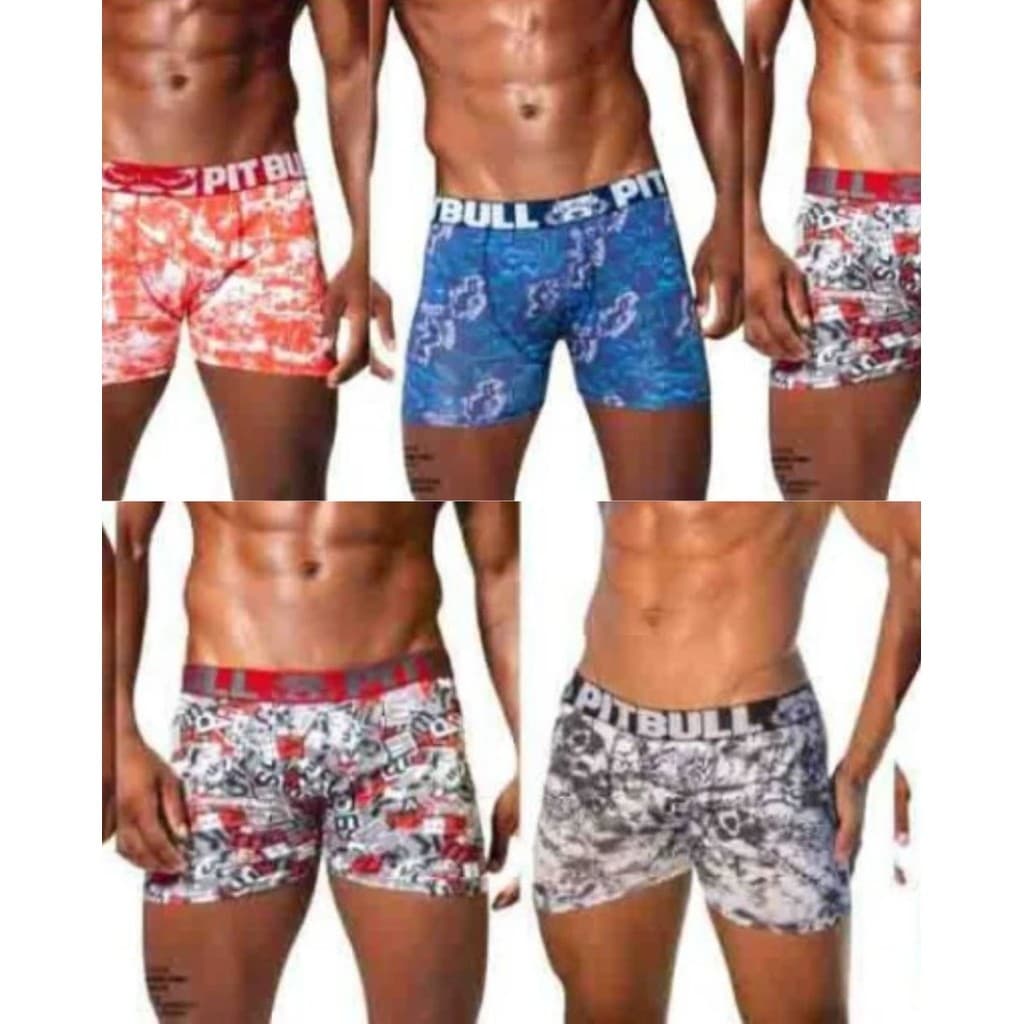 Cueca Boxer Conforto na Microfibra Estampada - Boxer Bull - Estampa Sortida