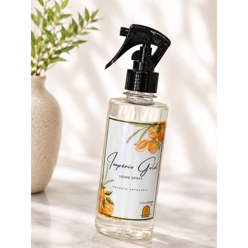Odorizante Home Spray Império Gold Aromatizador de Ambiente Cheirinho Tecidos