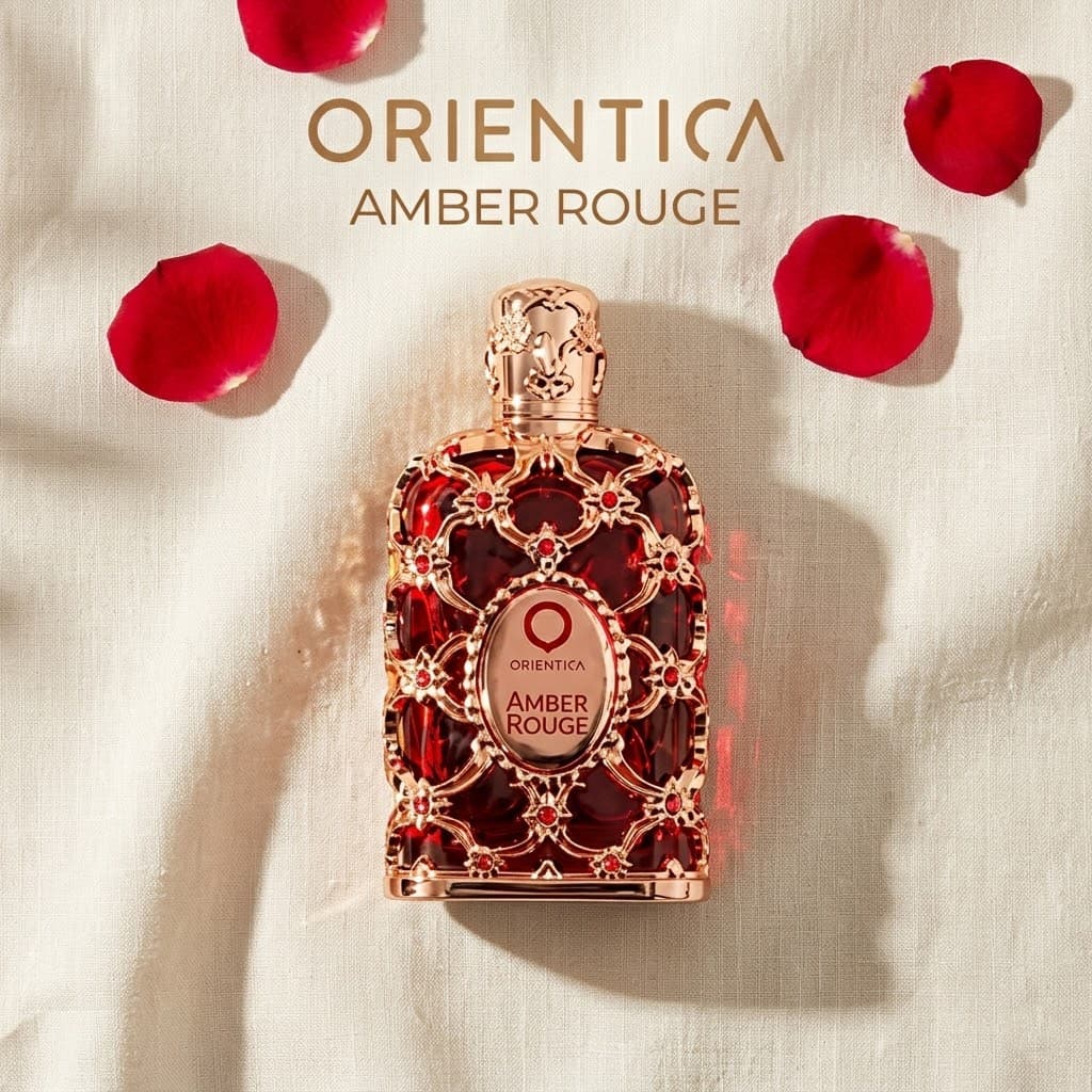 Perfume Orientica Amber Rouge – Original, Alta Fixação e Projeção, Luxo