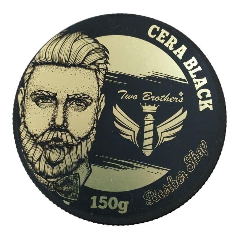 1 UNIDADE CERA  BLACK 150G PARA MODELAR E FIXAR TWO BROTHERS PROFISSIONAL