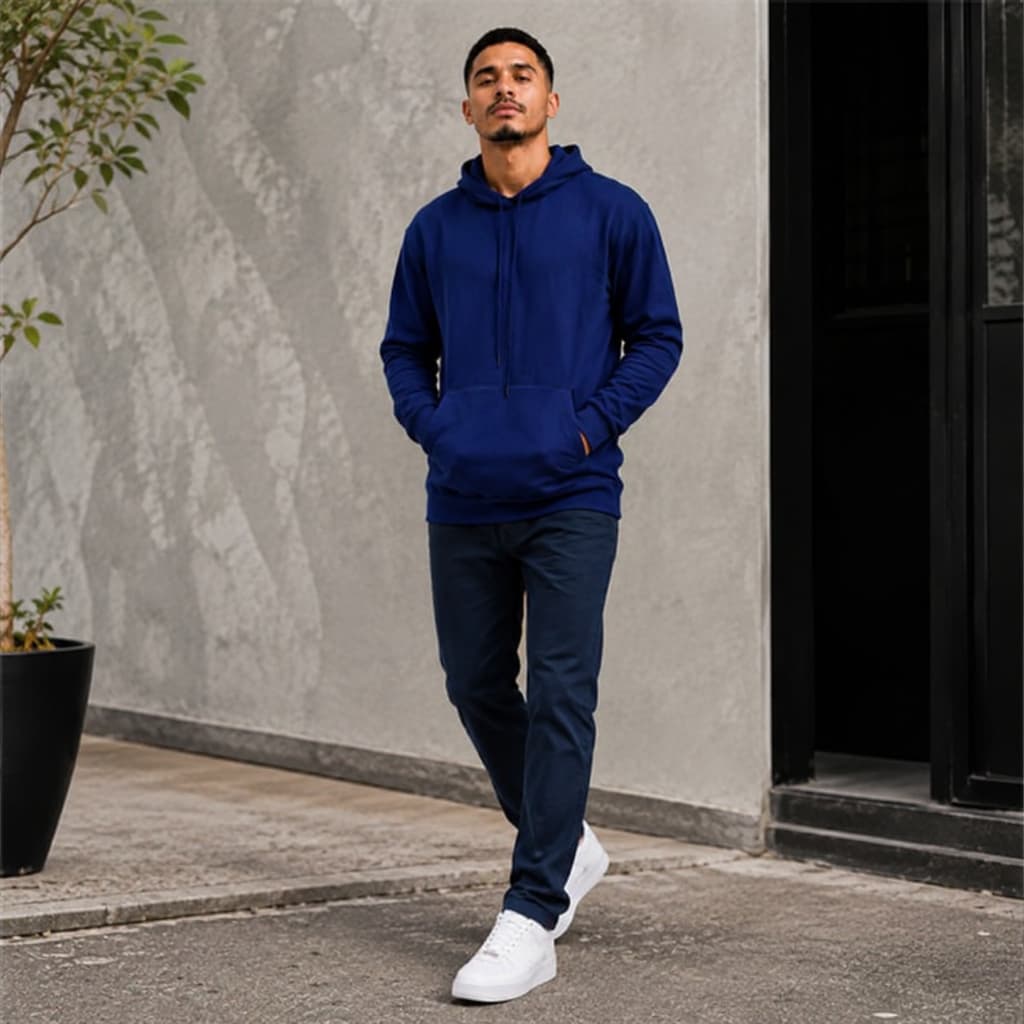Blusa de frio masculina casaco moletom estiloso Unissex 100% Algodão Peluciado