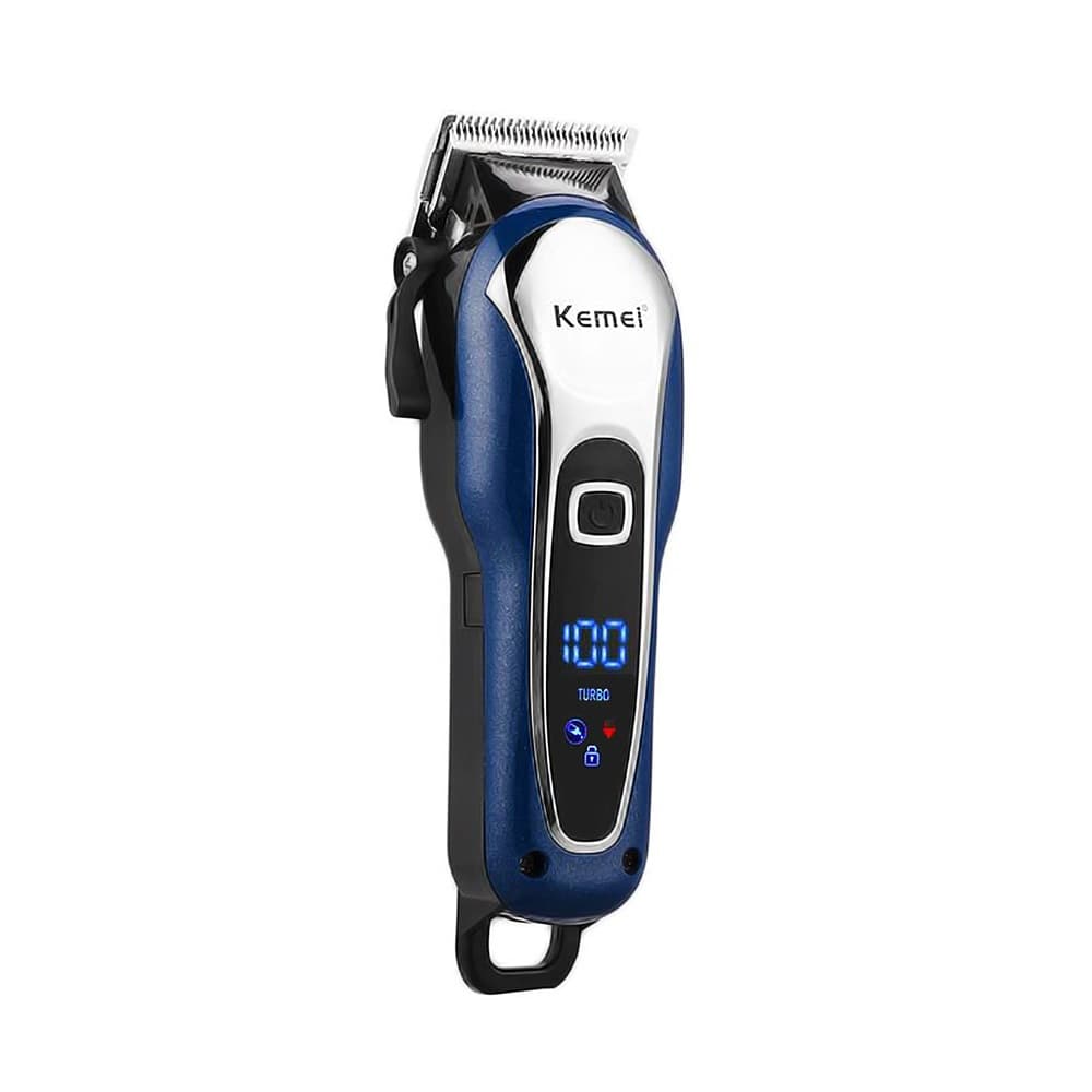 Máquina de Cortar Cabelo e Barba  Profissional Sem Fio Turbo Kemei KM-1995 PROMO