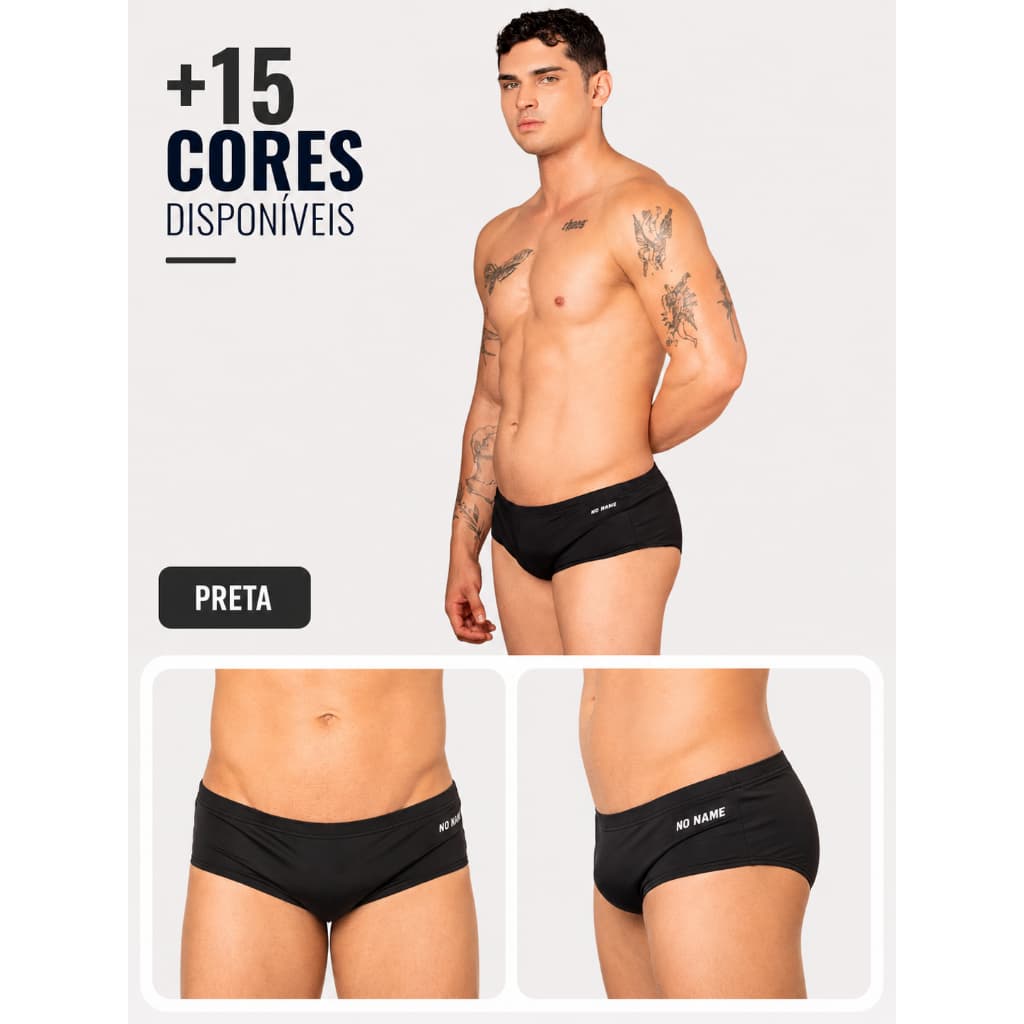 SUNGA MASCULINA CLÁSSICA 10 CM LATERAL  SECAGEM RÁPIDA • CONFORTÁVEL 15 CORES DISPONÍVEIS • MODA PRAIA 2026