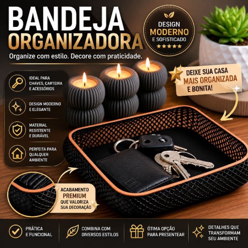 Porta objetos modernos, cesto Organizador, cesto Decorativo, cesto, porta trecos – Porta Chaves, Carteira e Objetos