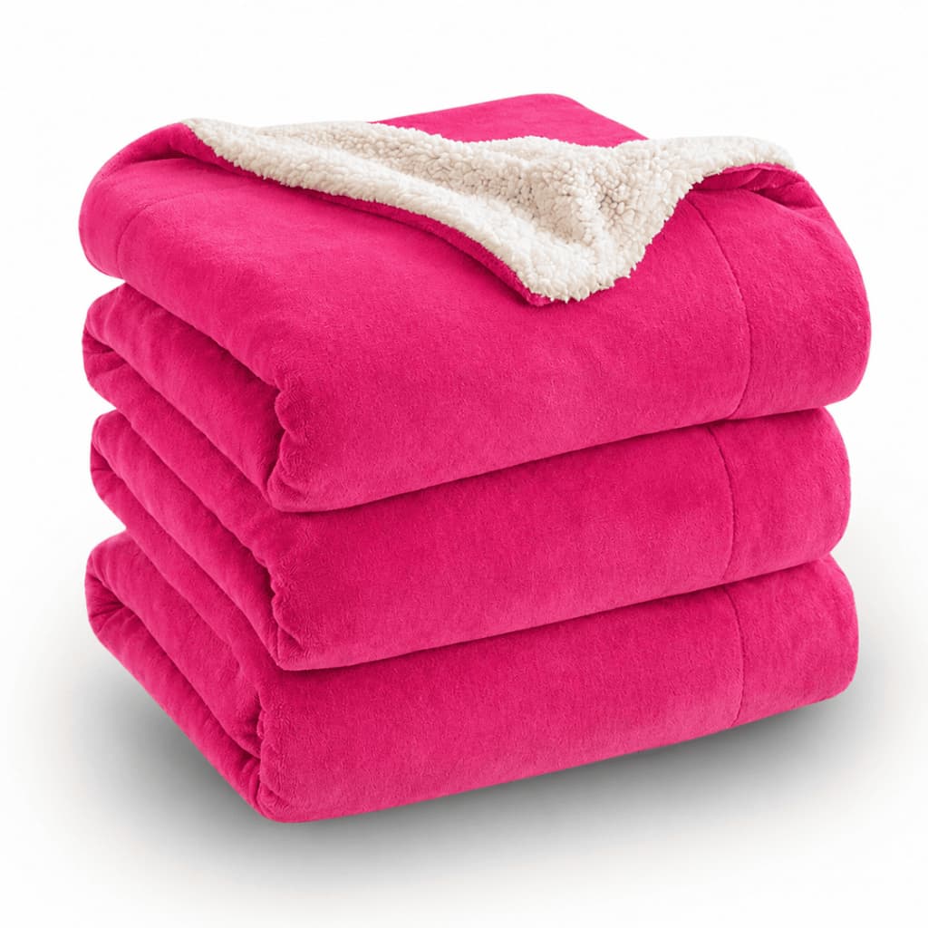 Edredon Cobertor Coberdrom Cama Casal Queen Sherpa Quente Inverno Frio 2,40m x 2,20m