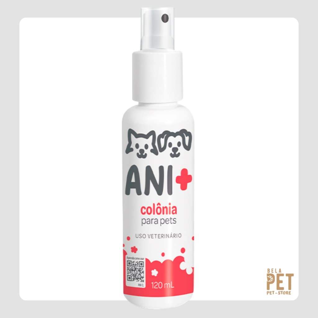 Colônia para Pets ANI+ 120ml Perfume para Cães e Gatos