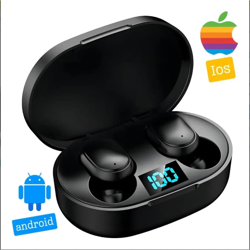 Fone De Ouvido Sem Fio E6s Tws Bluetooth 5.0