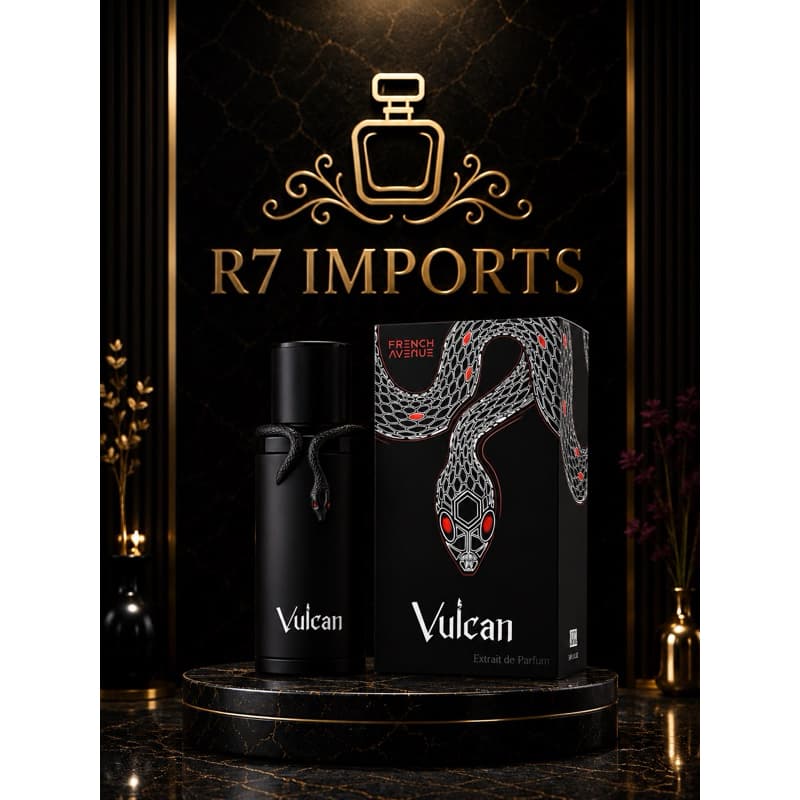 Perfume Árabe, French Avenue, Vulcan Black, 100ml Edp