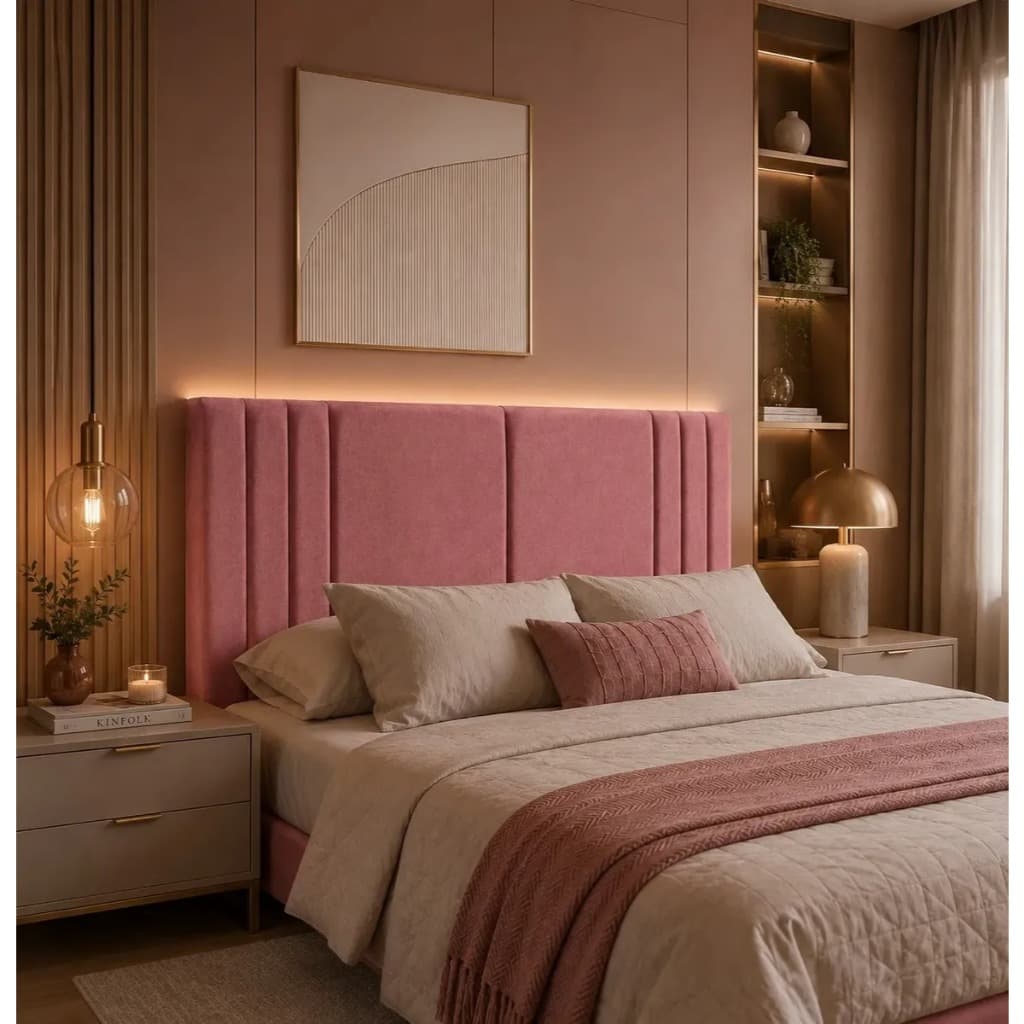 Painel Cabeceira 1,60 Box Cama Queen Suspensa Estofada