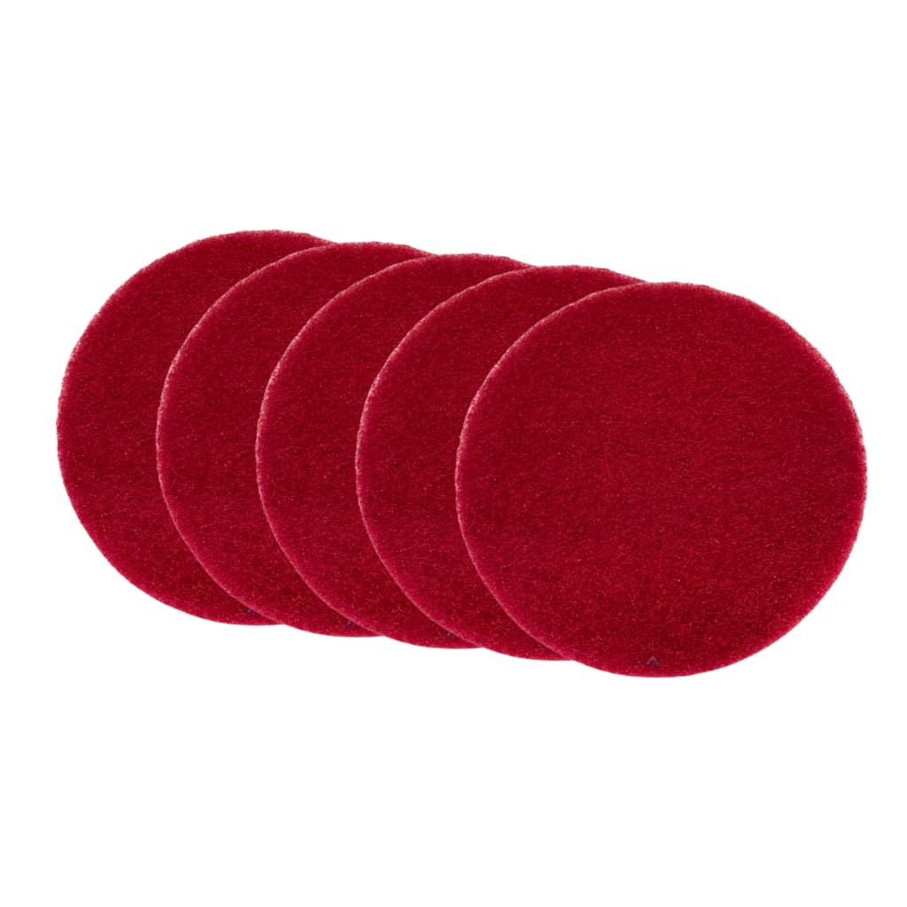 Kit 5 Disco Pad Vermelho 510mm Enceradeira Lavadora Karcher