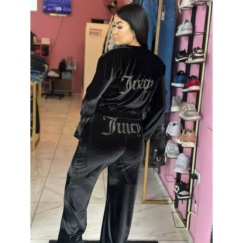 conjunto de Plush pedraria feminino,conjunto de frio  feminino
