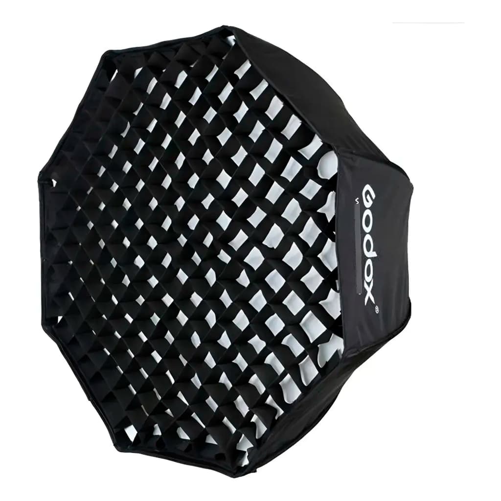 Softbox Octabox Godox SB-GUBW 80cm 120cm com Grid Colmeia para Luz Suave Foto Vídeo