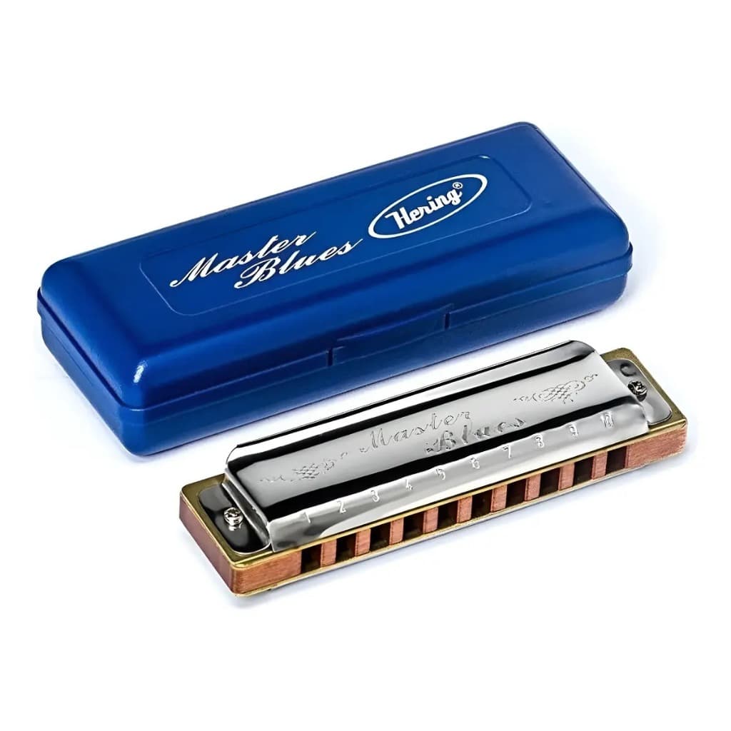 Gaita De Boca Hering Shg Diatônica C Master Blues 9020