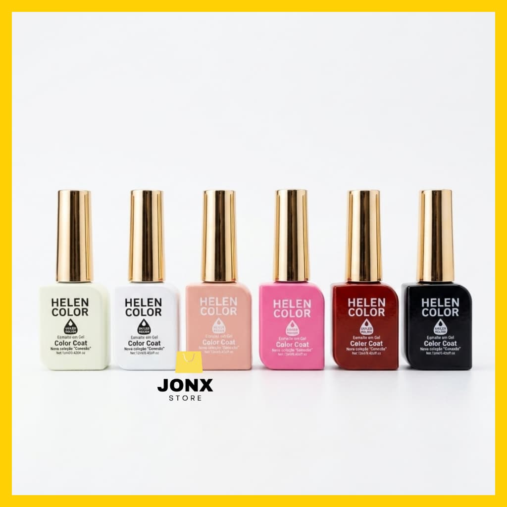 Esmalte em Gel 12ml Coleção Conexão Helen Color UV/LED Camada Única Renda