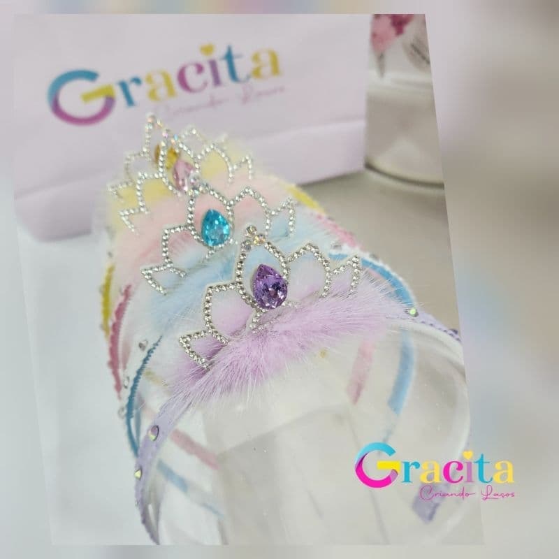 Tiara Princesinha/tiara Coroa princesa/coroa verde/coroa rosa/coroa lilas/coroa amarela/coroa azul/coroa branca