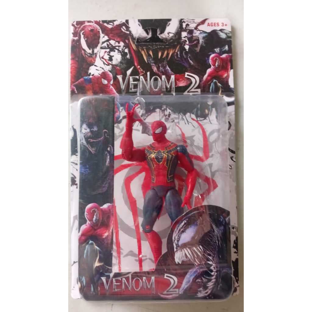 Boneco Flexível Homem Aranha C/ Luz Action Figure Articulado 15 cm