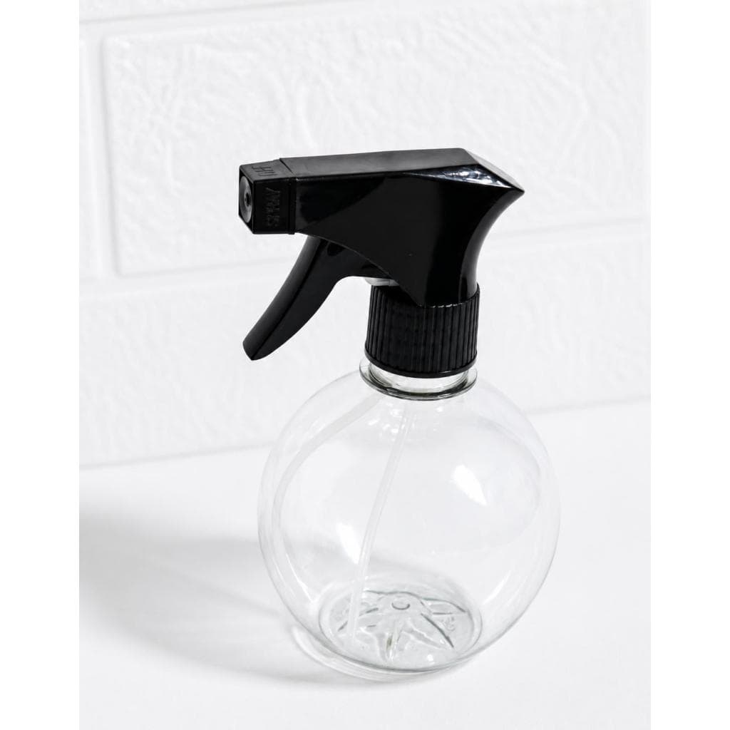 Borrifador PET 300ml Vazio com Gatilho Spray Preto | Frasco Multiuso