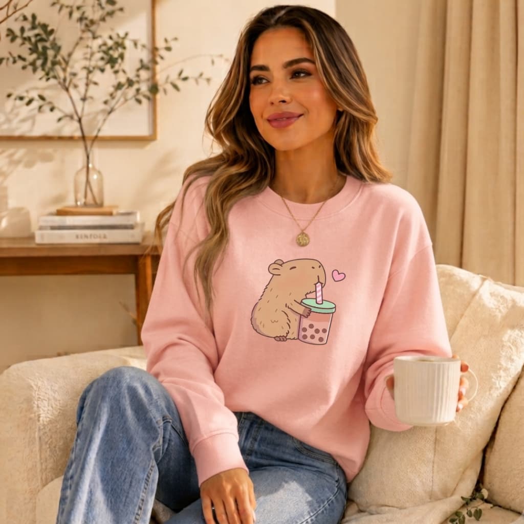 Moletom Feminino Blusa de Frio Feminina Algodão Toque Suave Premium Inverno Casual