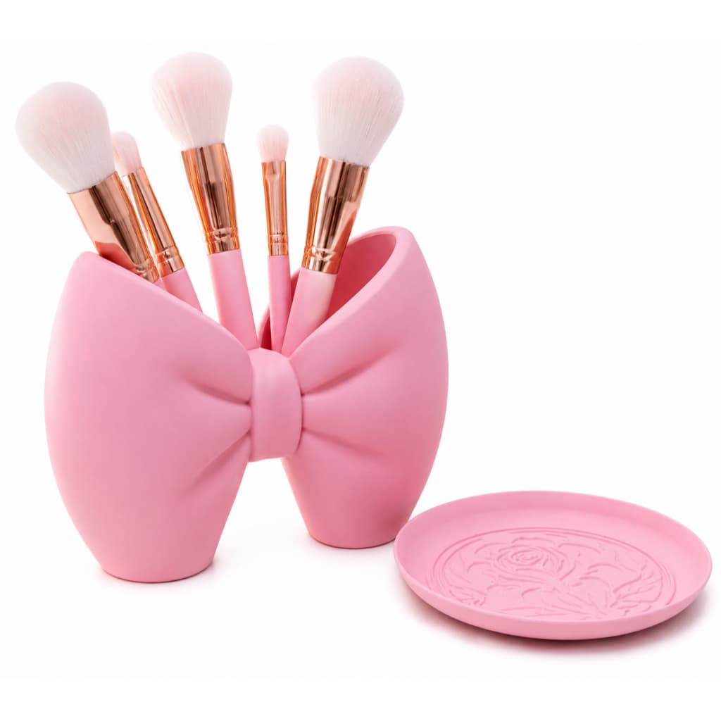 Laço porta pinceis caneta  maquiagem  Bandeja limpa pinceis joias Kit Premium organizador