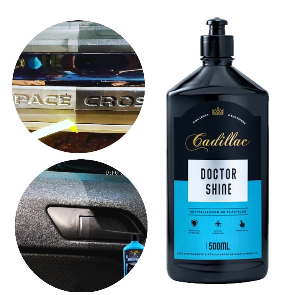 Revitalizador de Plásticos e Borrachas Doctor Shine Cadillac 500ml