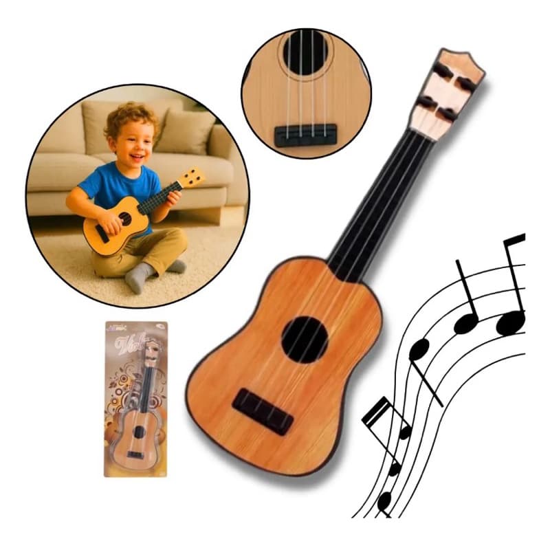 Mini Violão Infantil de Brinquedo