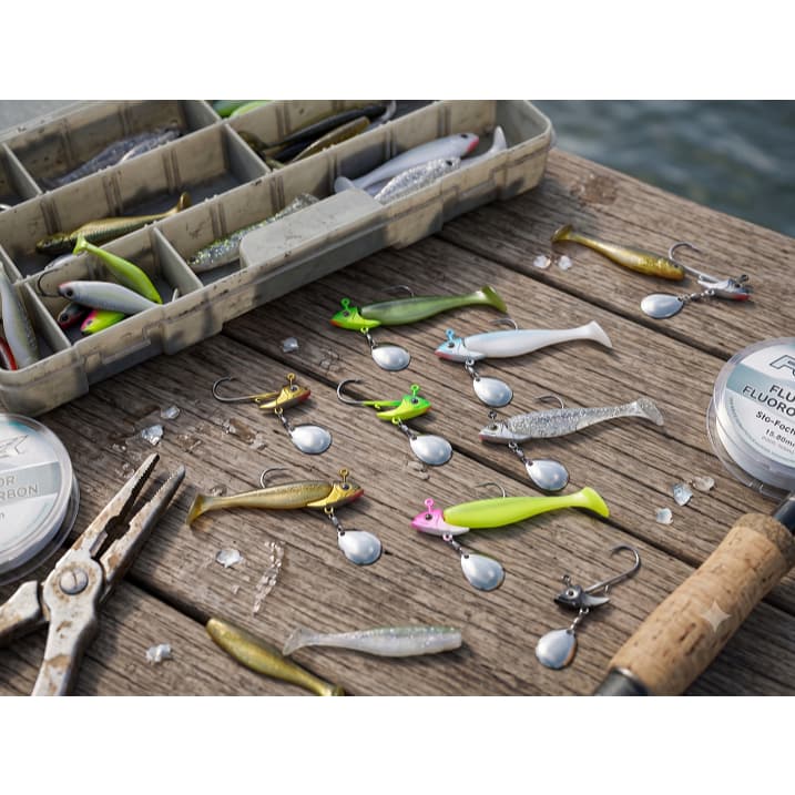 Isca Jig Head Com Colher Underspin Premium