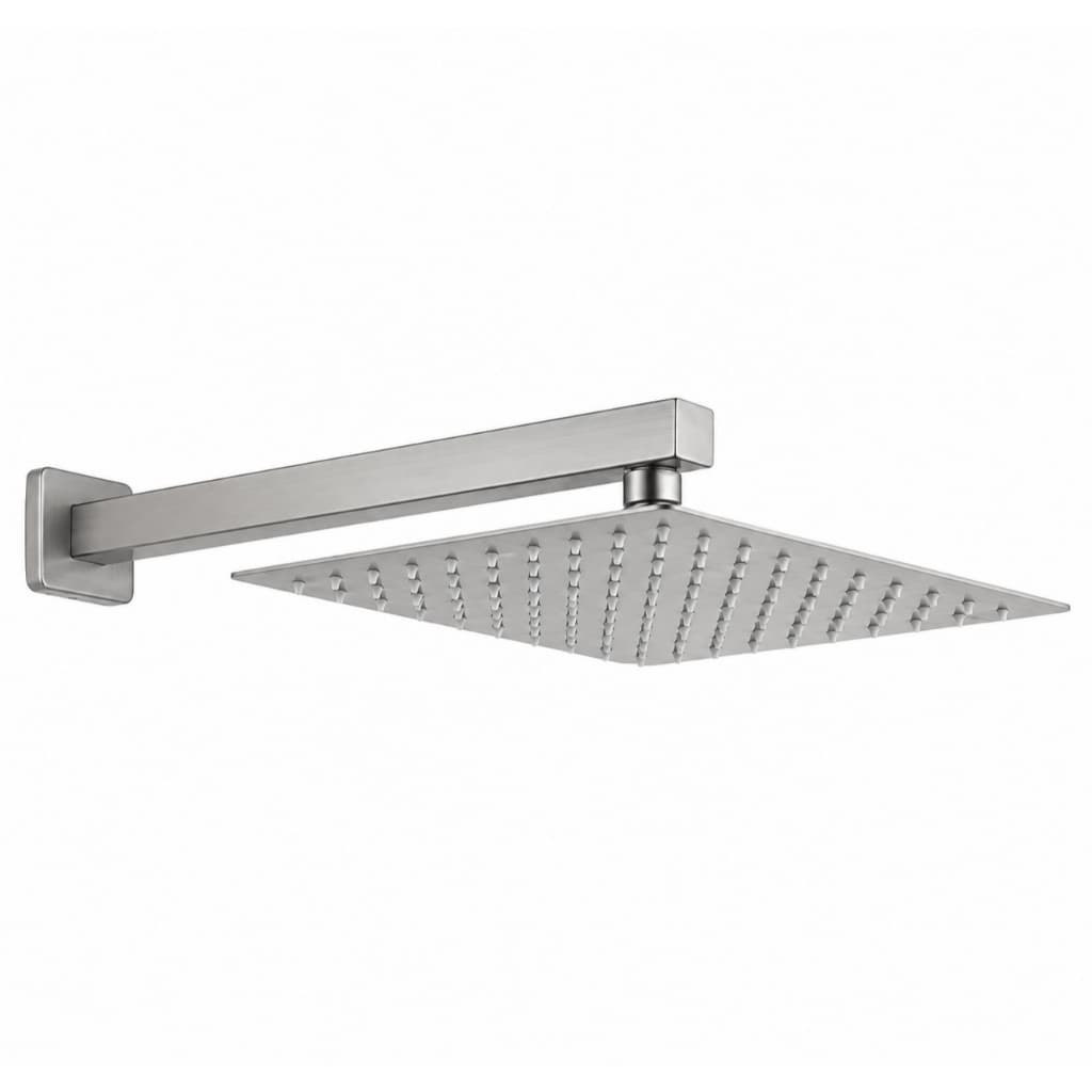 Ducha Inox 304 Chuveiro Luxo Quadrado de Silicone RETO/ ARTICULADO