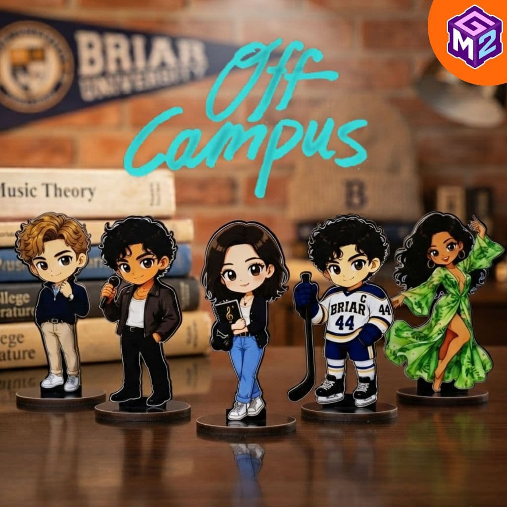 Kit off campus totem display de mesa - O acordo | Decoração MDF 7 ou 10cm