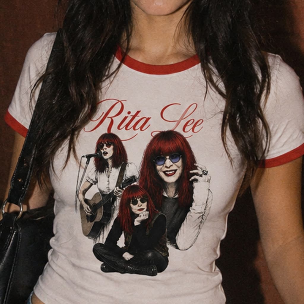 Camisa Feminina Baby Tee Rita Lee Vintage Pop T-shirt Vintage Y2K estética BabyLook
