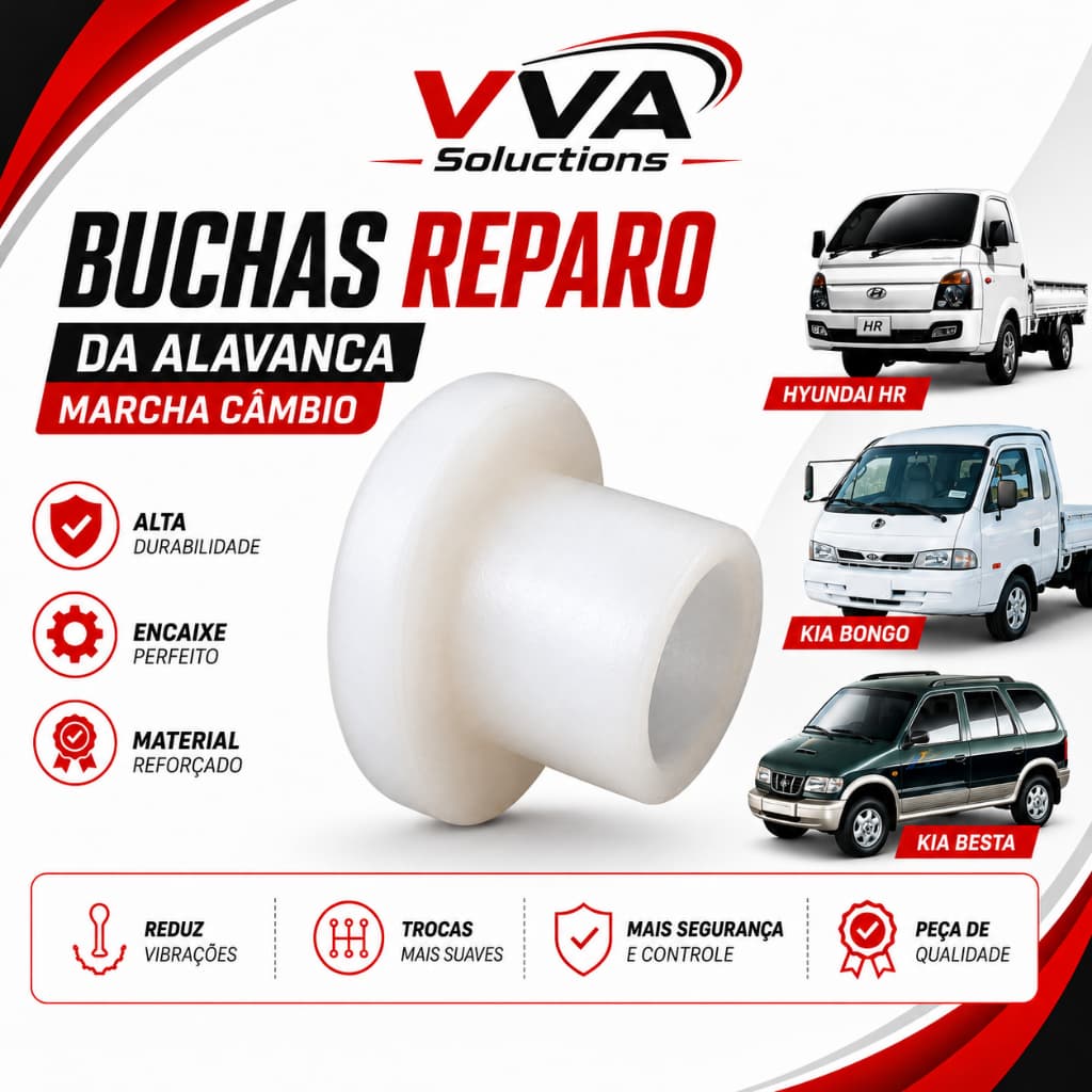 Buchas Reparo da Alavanca Marcha Câmbio Sportage HR Bongo Besta kia