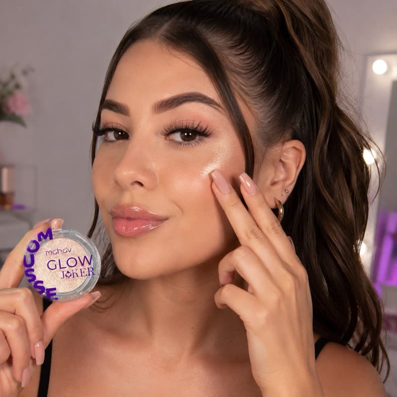 Ilimitador facial e corporal kit com 4 tonalidades, textura mousse.