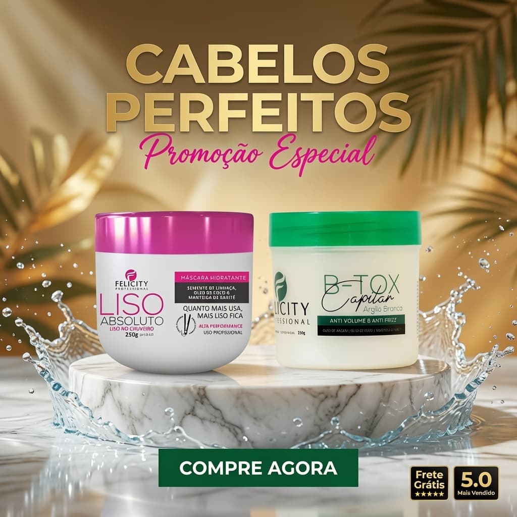 Kit  Mascara Liso Absoluto + B-Tox Organico 250Gr  Felicity