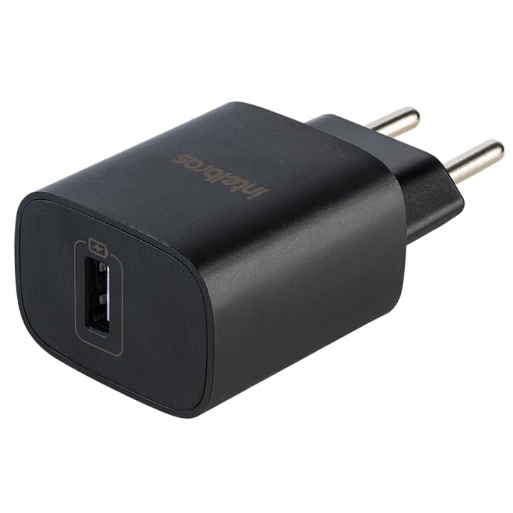 Carregador Turbo USB  Fonte Tomada Ótima Qualidade Cor preta Fast Usb Ec1 Bivolt Intelbras